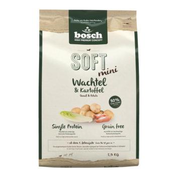 3x2,5kg Bosch HPC Soft Mini fürj & burgonya száraz kutyatáp kép