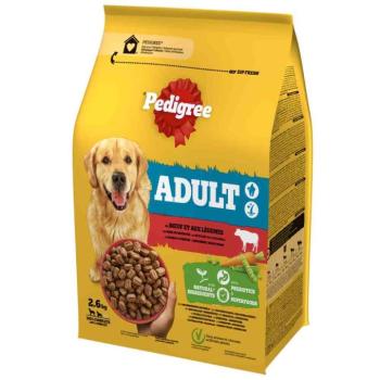 3x 2,6kg Pedigree Medium Adult marha száraz kutyatáp kép
