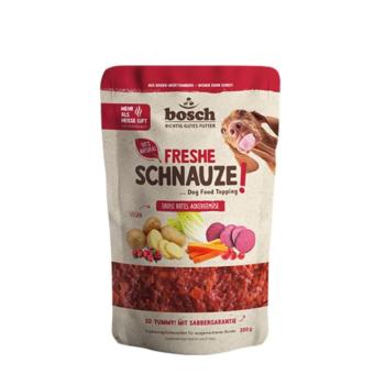 3x200g Freshe Schnauze vörös szántóföldi zöldség topping étrend-kiegészítő eledel kutyáknak kép