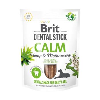 3x251g (21db) Brit Dental Stick Calm Hemp & Motherwort kutyasnack kép