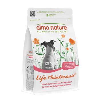 3x2kg Almo Nature Life Maintenance Adult Small lazac és rizs száraz kutyatáp kép