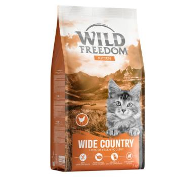 3x2kg Wild Freedom Kitten - szárnyas, gabonamentes száraz kölyökmacskatáp új receptúrával kép