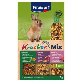 3x3db Vitakraft Trio-Mix kréker törpenyulaknak kisállatsnack kép