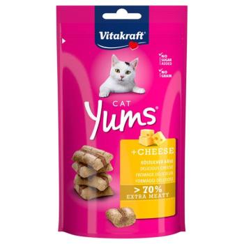 3x40g Vitakraft Cat Yums sajt macskasnack
