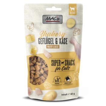 3x60g MAC's Cat Shakery Csirke & sajt Snack macska jutalomfalat kép