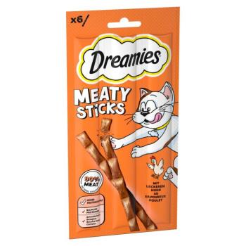 3x6x5g Dreamies Meaty Sticks csirke étrend-kiegészítő eledel macskáknak kép