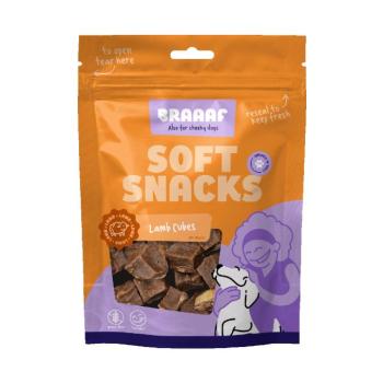 3x85g Braaaf Soft Snack bárány steak kockák étrend-kiegészítő kutyáknak kép