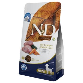 3xkg N&D Brown Adult Mini bárány, sárgarépa & spirulina száraz kutyatáp kép
