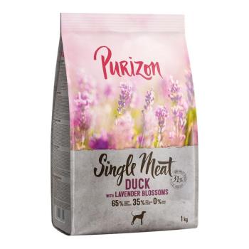 4 x 1kg Purizon Single Meat Adult kacsa & alma - gabonamentes száraz kutyatáp kép