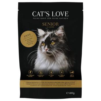 400g Cat´s Love Senior kacsa száraz macskatáp kép