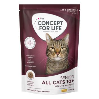 400g Concept for Life All Cats 10+ száraz macskatáp új receptúrával kép