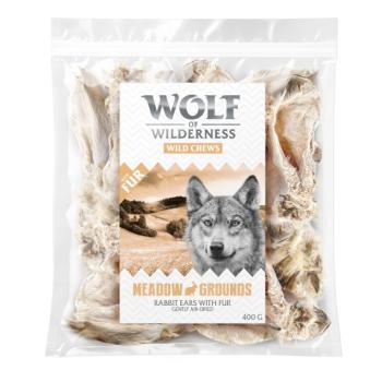 400g (kb. 20db) Wolf of Wilderness 'Meadow Grounds' szőrös nyúlfül kutyasnack kép