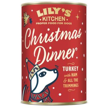 400g Lily's Kitchen Festive Dinner nedves kutyatáp - Karácsonyi lakoma pulykával