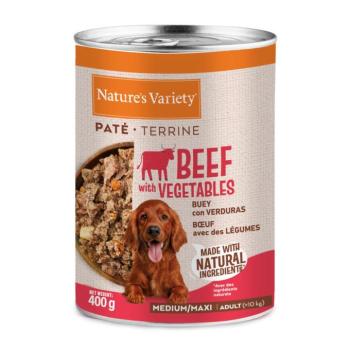 400g Nature's Variety Paté Medium/Maxi Adult Marha nedves kutyatáp kép