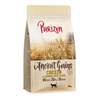 400g Purizon Adult csirke & hal - ősgabona száraz macskatáp kép