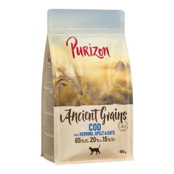 400g Purizon Adult tőkehal - ősgabona száraz macskatáp kép