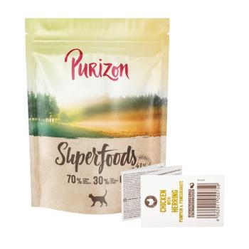 400g Purizon Cat Superfoods csirke száraz macskatáp kép