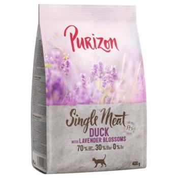 400g Purizon Single Meat kacsa & levendulavirág száraz macskatáp kép
