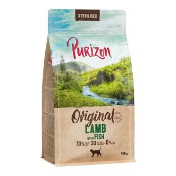 400g Purizon Sterilised Adult bárány & hal száraz macskatáp kép