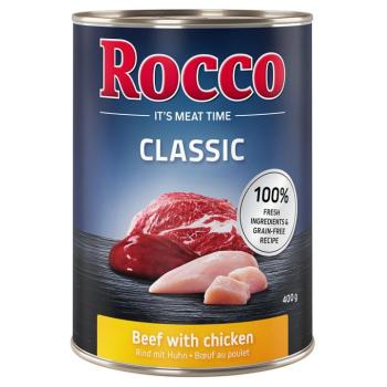 400g Rocco Classic marha & csirke nedves kutyatáp kép