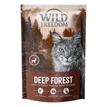 400g Wild Freedom Adult "Deep Forest" szarvas gabonamentes száraz macskatáp új receptúrával kép