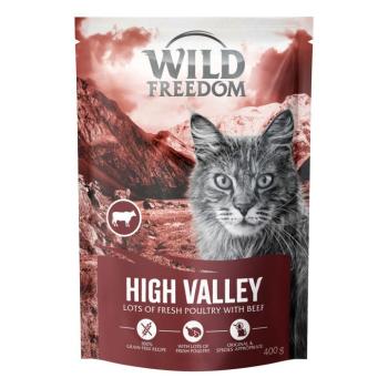 400g Wild Freedom Adult "High Valley" marha gabonamentes száraz macskatáp új receptúrával kép