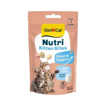 40g GimCat Nutri Kitten Bites tejjel étrend-kiegészítő eledel kismacskáknak kép
