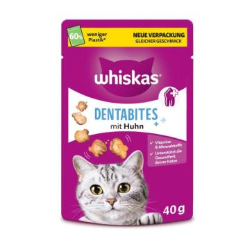 40g Whiskas Dentabites csirke étrend-kiegészítő eledel macskáknak kép