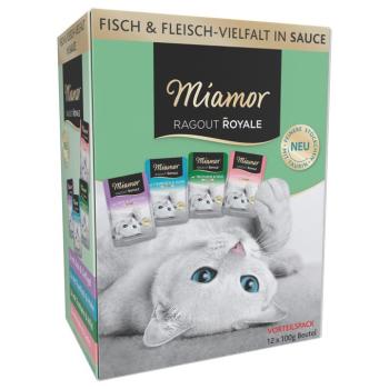 48x100g Miamor Ragout Royale nedves macskatáp multimix fajták szószban kép
