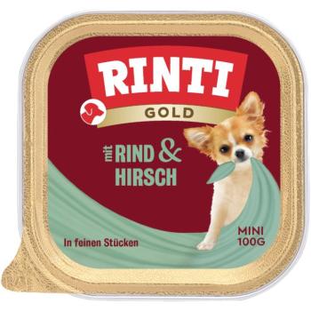 48x100g RINTI Gold Mini nedves kuytatáp - Szarvas & marha kép