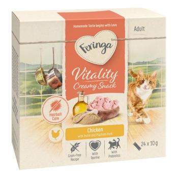 48x10g Feringa Vitality Creamy Snacks macskasnack - Csirke kép