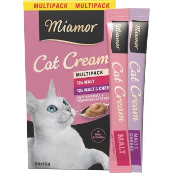 48x16g Miamor Cat Snack malátakrém & maláta-sajt multibox macskasnack kép