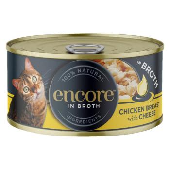 48x70g Encore - Csirkemell & sajt konzerv nedves macskatáp kép