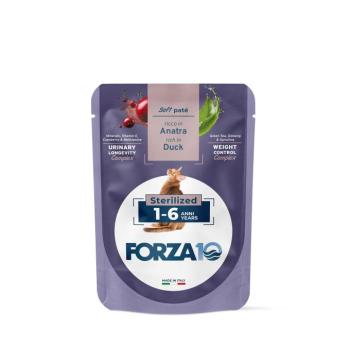 48x80g BOTANICAT FORZA10 Soft Paste Sterilized kacsa nedves macskatáp kép