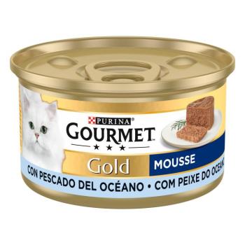 48x85g Gourmet Gold Paté óceáni hal nedves macskatáp kép