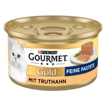 48x85g Gourmet Gold Paté pulyka nedves macskatáp kép