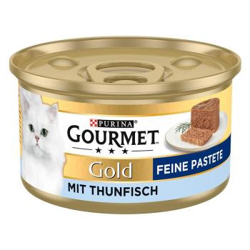 48x85g Gourmet Gold Paté tonhal nedves macskatáp kép