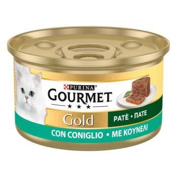 48x85g Gourmet Gold Paté nyúl nedves macskatáp kép