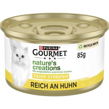 48x85g Gourmet Nature"s Creations Grilled csirke nedves macskatáp 3+1 ingyen kép