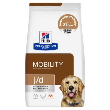 4kg Hill's Prescription Diet j/d Joint Care csirke kutyatáp száraz kutyatáp