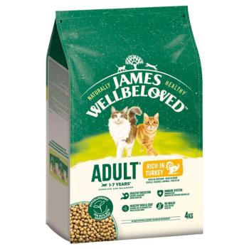 4kg James Wellbeloved Adult Cat Hypoallergenic pulyka & rizs száraz macskatáp kép