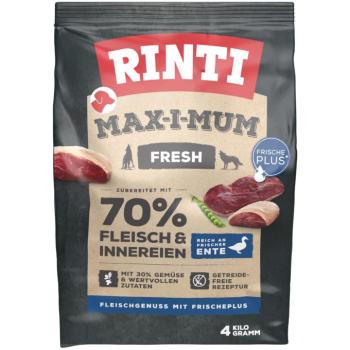 4kg Rinti Max-i-mum Fresh kacsa száraz kutyatáp kép