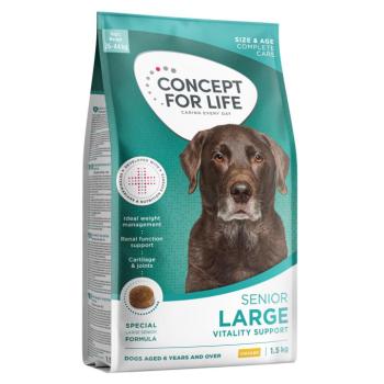 4x1,5kg Concept for Life Large Senior száraz kutyatáp új receptúrával kép