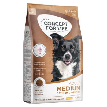4x1,5kg Concept for Life Medium Adult száraz kutyatáp új receptúrával kép