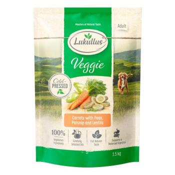 4x1,5kg Lukullus Veggie hidegen sajtolt száraz kutyatáp új receptúrával kép