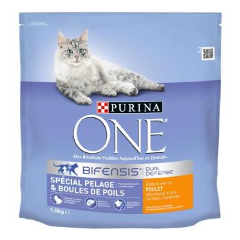 4x1,5kg PURINA ONE Coat & Hairballs - Macskatáp kép