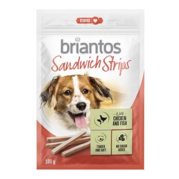 4x100g Briantos Sandwich Strips kutyasnack kép