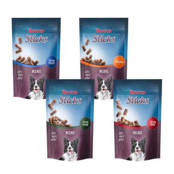 4x100g Rocco Sticks Mini kutyasnack Adult mix (marha / szárnyas / pisztráng / vad) kép