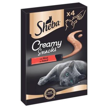 4x12g Sheba Creamy marha macskasnack kép