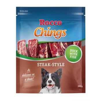 4x200g Rocco Chings Steak Style kutyasnack- Kacsa kép
